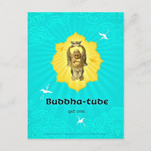 Buddha-tude (Postcard) Postcard (Front)