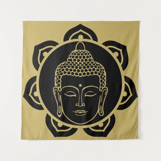 Buddha Wall Art Decor Chakra Decor Tapestry (Front)