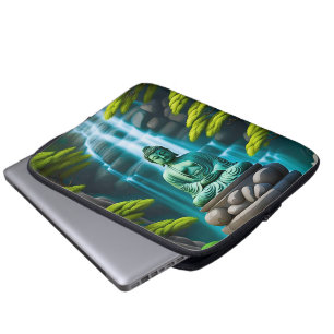 Buddha Waterfall Laptop Sleeve