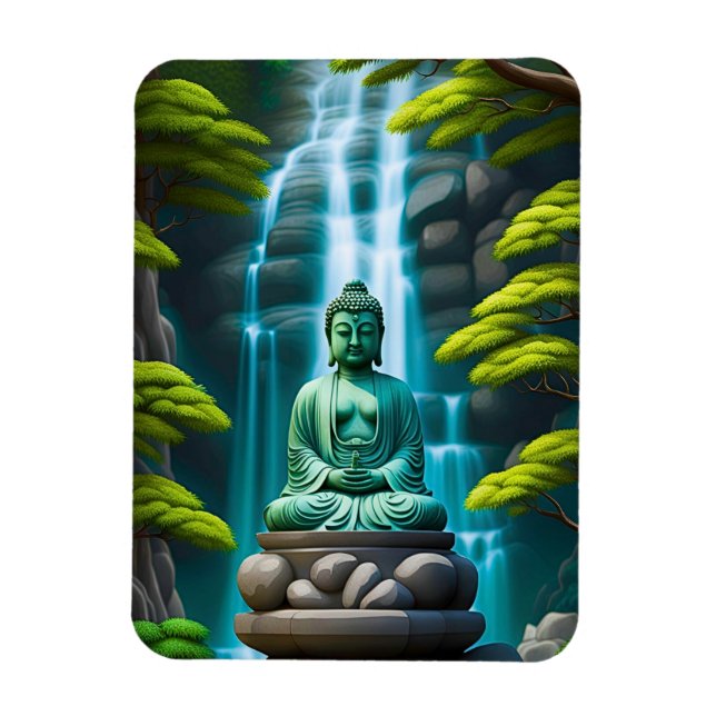 Buddha Waterfall Magnet (Vertical)