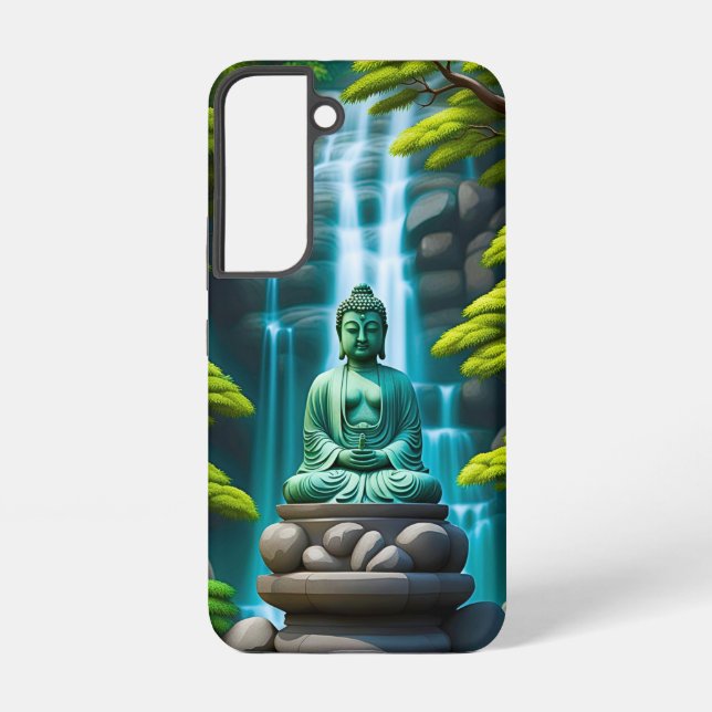 Buddha Waterfall Samsung Galaxy S22 Case (Back)