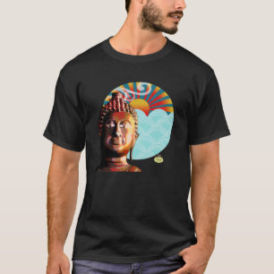 Buddha, wind & water background T-Shirt