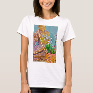 Buddha with White Orchids T-Shirt