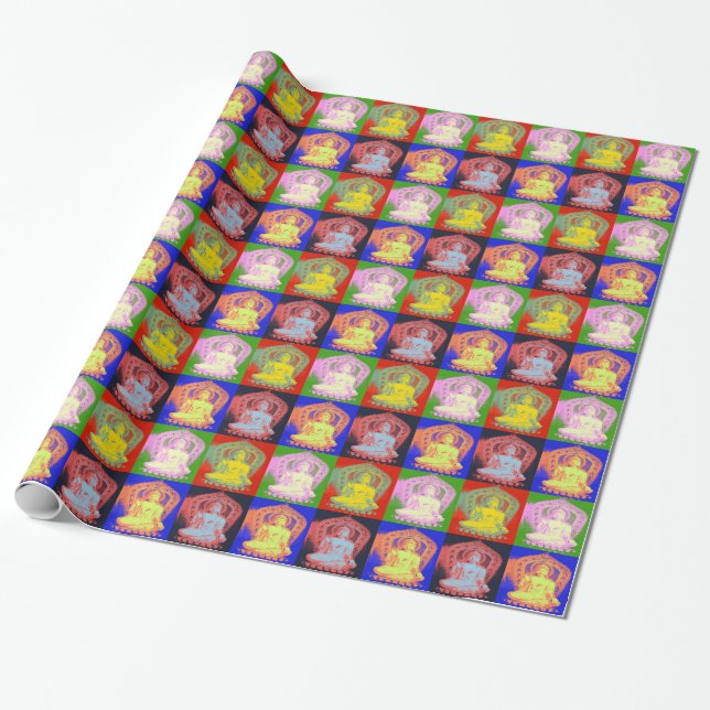 Buddha Wrapping Paper (Unrolled)