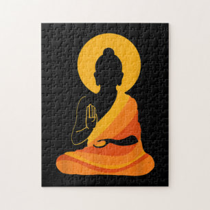 Buddha YingYang Zen Yoga, Relax, Enjoy Life Jigsaw Puzzle