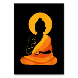 Buddha YingYang Zen Yoga, Relax, Enjoy Life Table Number