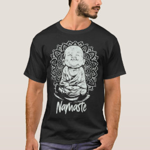 BUDDHA YOGA YOGA namaste tshirt Gift for men wom