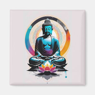 Buddha Zen Art  Magnet