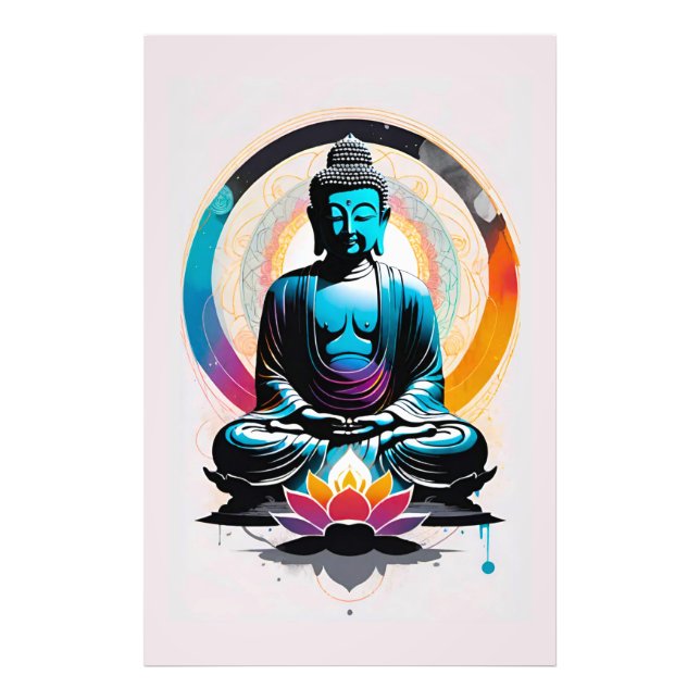 Buddha Zen Art  Photo Print (Front)