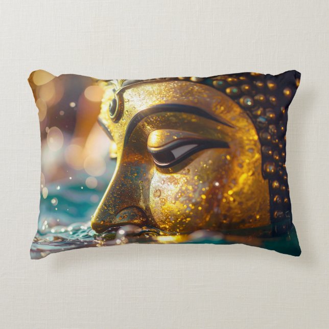 BUDDHA - ZEN BUDDHISM DECORATIVE CUSHION (Front)
