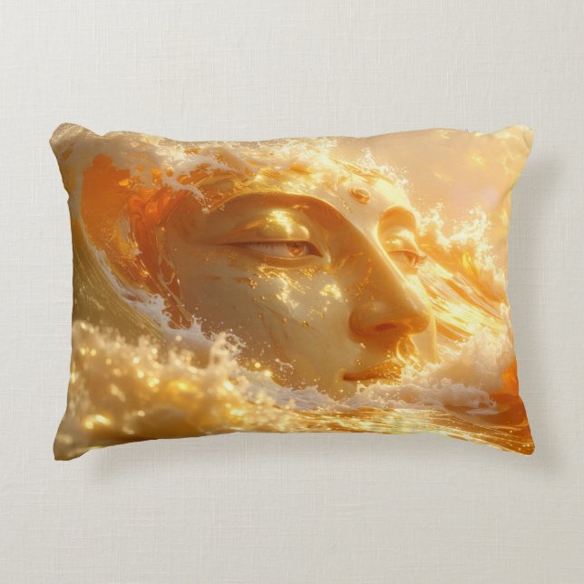 BUDDHA - ZEN BUDDHISM DECORATIVE CUSHION (Front)