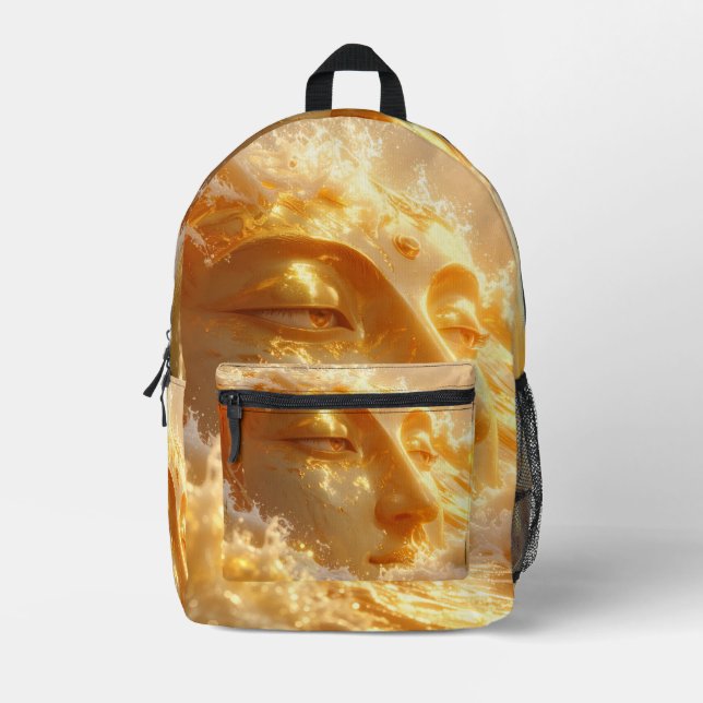 BUDDHA - ZEN BUDDHISM PRINTED BACKPACK (Front)