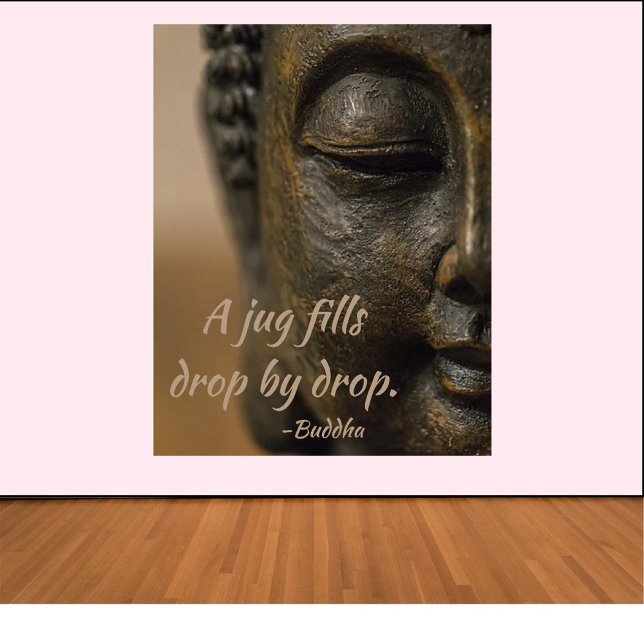 Buddha Zen Quote Poster (Bookmark my store! https://www.zazzle.com/store/capricepetit)