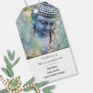 Buddha Zen Reiki Yoga Meditation Sacred Spiritual Gift Tags
