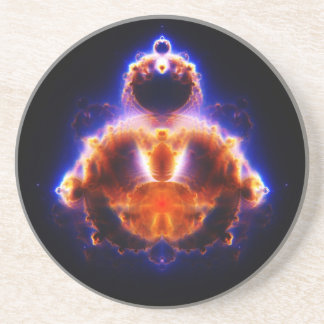 Buddhabrot Map Mandelbrot Set Gautama Buddha Coaster