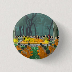 Buddha's Final Nirvana Button