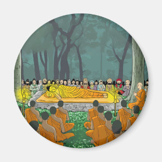 Buddha's Final Nirvana Magnet