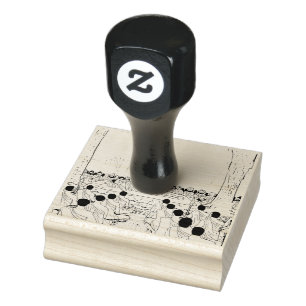 Buddha's Final Nirvana Rubber Stamp
