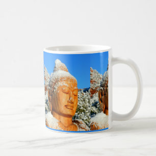 Buddhas in Snow Mug