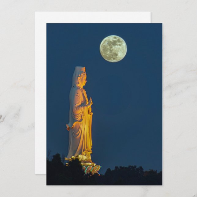 Buddha's Life, Meditation, and Compassion Holiday Card (Front/Back)