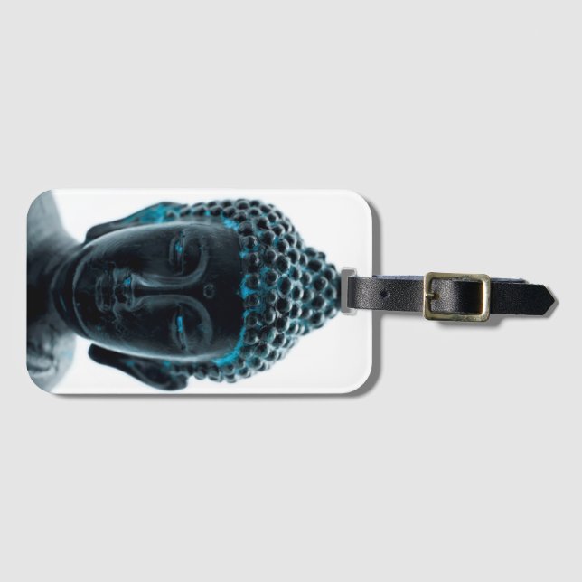 Buddha's portrait luggage tag (Front Horizontal)