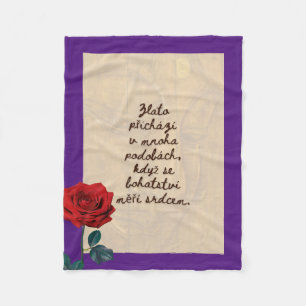 BuddhaToday #3 Útulný Buddha Fleece Blanket