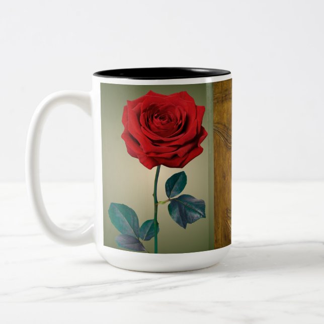 BuddhaToday #3 Zen Mug - Buddha Rose (Left)
