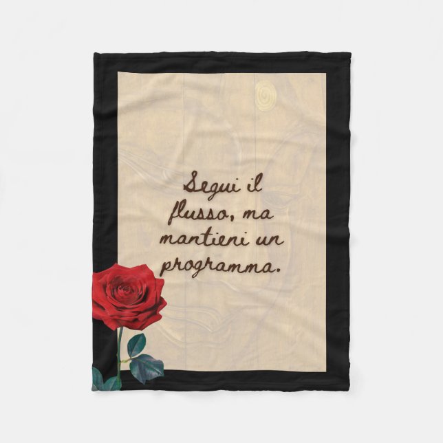 BuddhaToday #6 Buddha Accogliente  Fleece Blanket (Front)