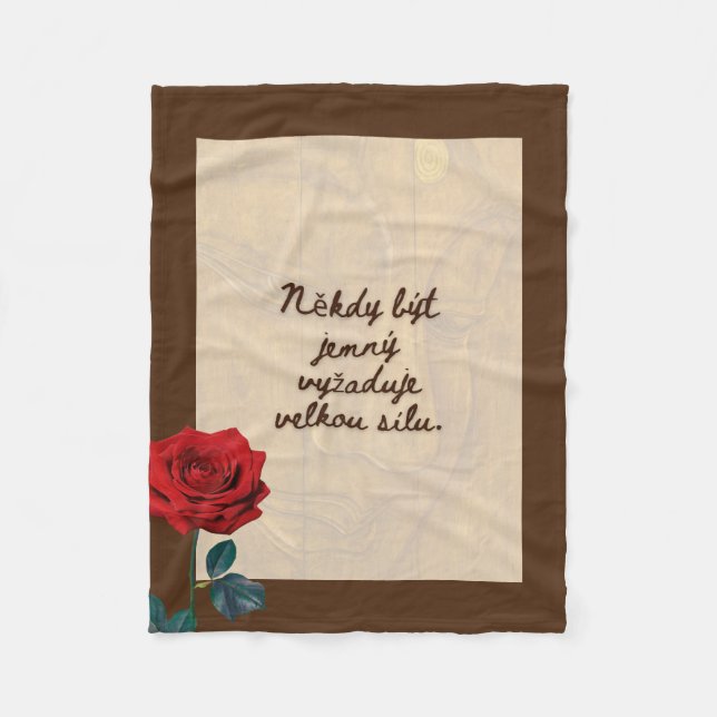 BuddhaToday #6 Útulný Buddha   Fleece Blanket (Front)