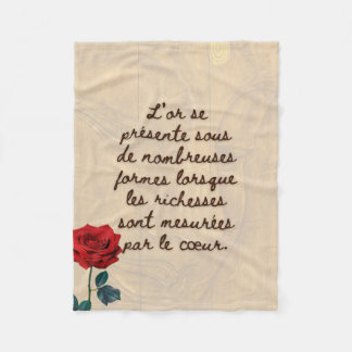 BuddhaToday #7 Cosy Buddha 🌹 Fleece Blanket