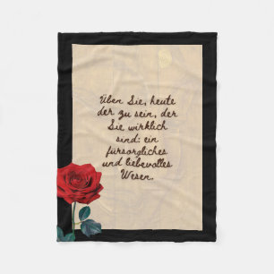BuddhaToday #7 Gemütlicher Buddha Fleece Blanket