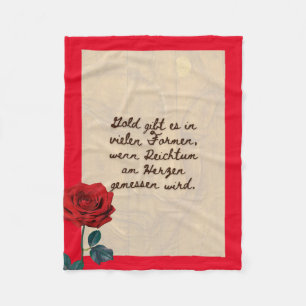 BuddhaToday #8 Gemütlicher Buddha  Fleece Blanket