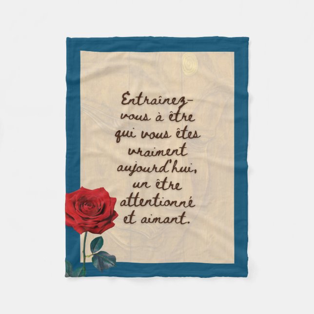 BuddhaToday #9 Cosy Buddha Fleece Blanket (Front)