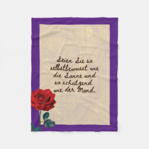 BuddhaToday #9 Gemütlicher Buddha Fleece Blanket