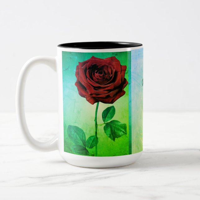 BuddhaToday V1 #12 Zen Mug - Buddha Rose (Left)