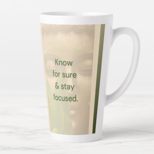 BuddhaToday V2 #3 Zen Latte Mug (Right)