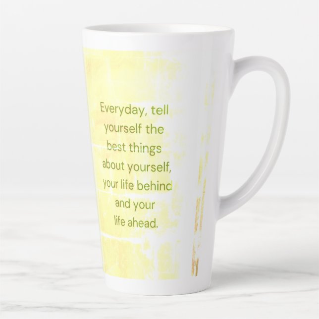 BuddhaToday V2 #9 Zen Latte Mug (Right)