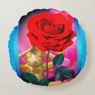 BuddhaToday V3.blu #5 Flowering Frog Pillow