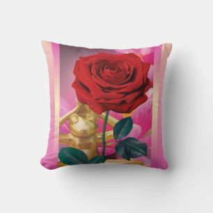 BuddhaToday V3.pnk #6 Flowering Frog Pillow