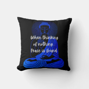 BuddhaToday V4 Peace Pillows # 3 - Throw Pillow