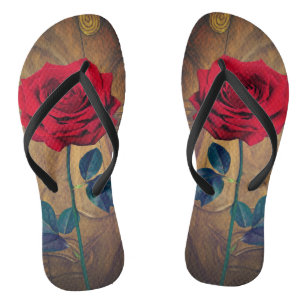 BuddhaToday 'Walk in Peace' #2 Recoleta Rose Thongs