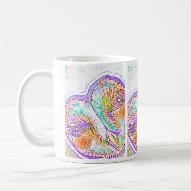BuddhaToday WHOO KNOWS 3 Day Owls Mug (Left)