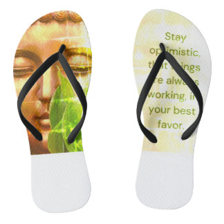 BuddhaTodayV2 'Walk in Peace' #6 Original w/Quote Thongs
