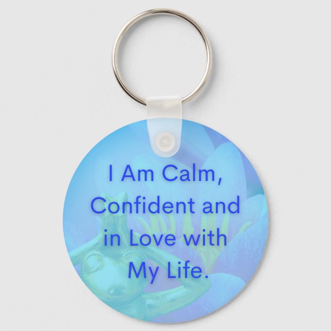 BuddhaTodayV3.blu #4 Carrie a Quote Key Chain  (Front)