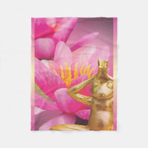 BuddhaTodayV3.pnk #11 Cosy Buddha Fleece Blanket