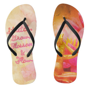 BuddhaTodayV3.pnk #2  'Walk in Peace' Thongs