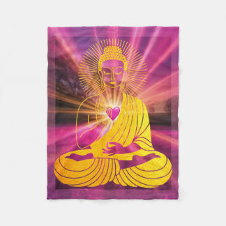 BuddhaTodayV4 #1 Cosy Buddha Fleece Blanket