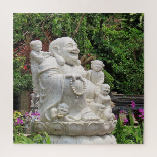 buddhism, buddha, statue, religion, golden, asia, jigsaw puzzle