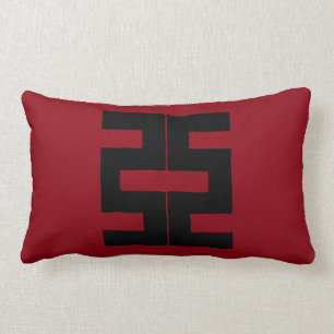 Buddhism: Double Axe Lumbar Cushion