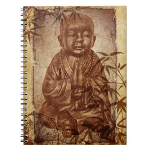 Buddhism Monk - antique style Notebook